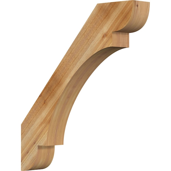 Ekena Millwork 6"W x 36"D x 40"H Olympic Rough Sawn Knee Brace, Western Red Cedar BRC06X36X40OLY00RWR - main